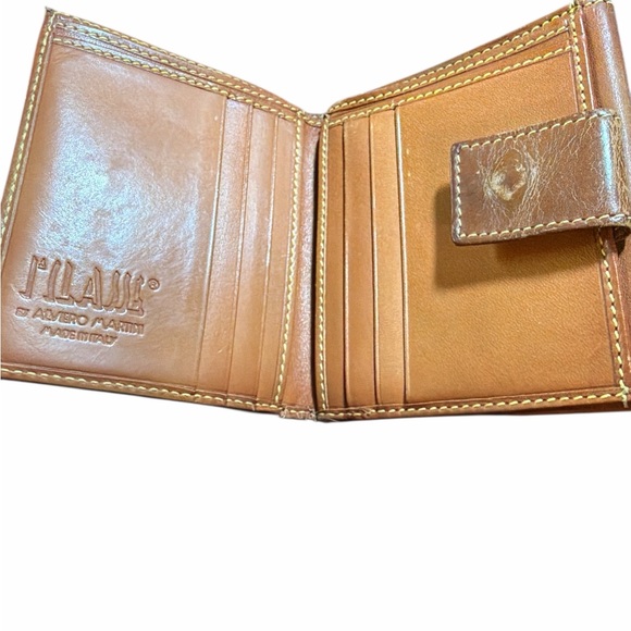 Vintage Alviero Martini Prima Classe Geo Map Wallet - Made in Italy - Picture 3 of 6